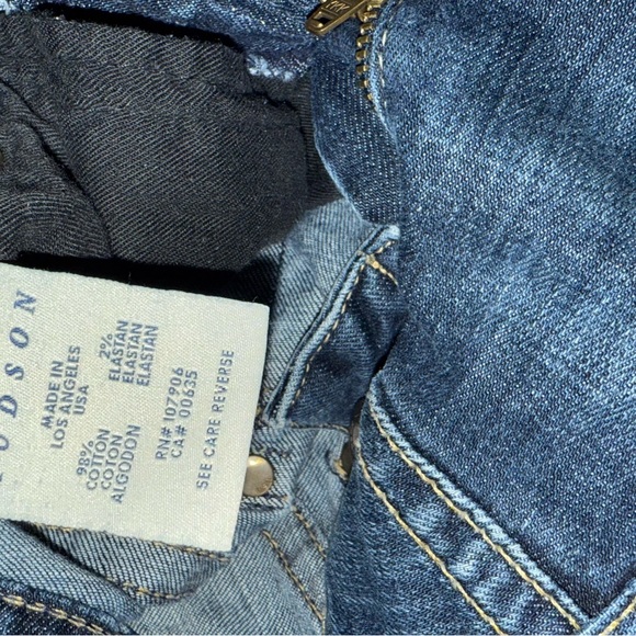 Hudson Jeans Blue Flare Wide Leg Denim - Picture 3 of 7